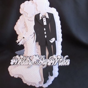 Wedding Day Wishes Bride & Groom Card
