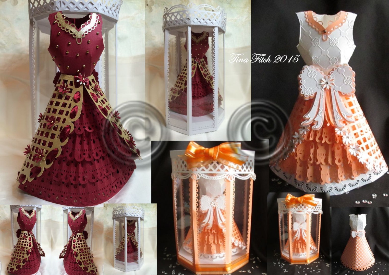 Elegant 3D Dress & Box Etsy