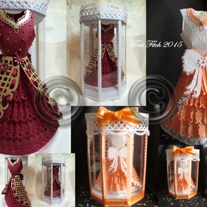 Elegant 3D Dress & Box