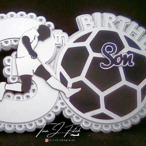 30º modelo de futebol TF0297 SVG, Mtc, Scal, Cricut, Silhouette Cameo, ScanNCut