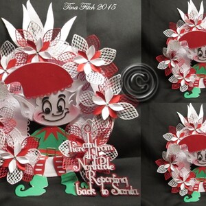 File di taglio dell&#39;anello degli elfi 3D, DXF,Cameo,SVG,MTC,ScanNCut,Cricut