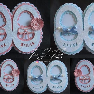 Baby Schuh Vorlage, TF0291 SVG,mtc,Scal,Cameo,ScanNCut, Cricut