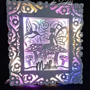 Moederdagfee armatuur/kaart TF0456, Cutting-bestanden SVG, Silhouette Cameo, ScanNCut, Cricut