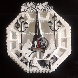 French Layered Card, SVG,MTC,Scal,Cricut,Silhouette,Cameo,Robo,