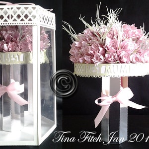 Rose Dome & Box TF0033, CRICUT,ScanNCut,Cameo,Mtc Scal