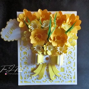 Cartão de bolso Daff, arquivos de corte SVG, Silhouette Cameo, ScanNCut, Cricut