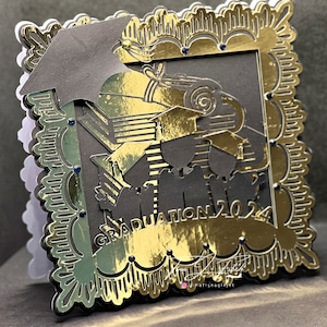 Graduación 2024 Tarjeta Luminaria TF0733. Cortar archivos SVG, Silhouette Cameo, ScanNCut, Cricut
