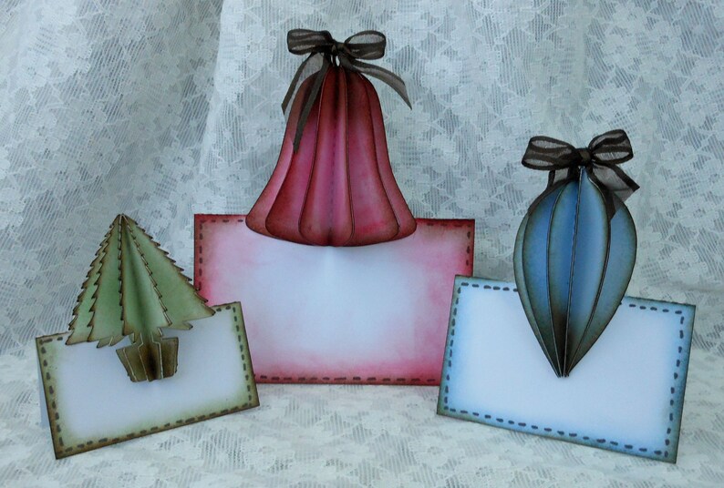 3D-placemats, SVG, MTC, Scal, Silhouette Cameo, Cricut, ScanNCut bild 1