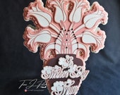 Tulip Vase Card, Cutting Files SVG, Silhouette Cameo, ScanNCut, Cricut
