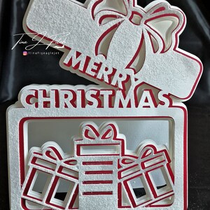 Weihnachtsgeschenkkarte TF0407, Schneidedateien, SVG, Cricut, Silhouette Cameo, ScanNCut