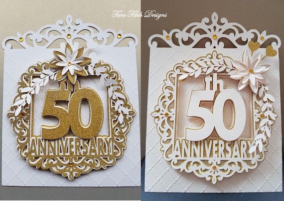 Download 50th Anniversary Card Etsy