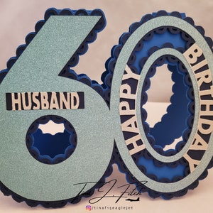 Ehemann 60. Geburtstag Vorlage TF0251,SVG,MTC,Scal,Cricut,Silhouette,Cameo,ScanNCut