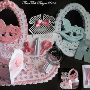 3D Baby Staffelei & Box, Schneidedatei, DXF.SVG,MTC,Scal,Digital Cut,Cricut,Cricut,Cameo