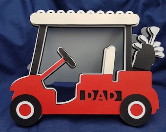 Golf Cart Card TF0212,SVG,Mtc,Scal,ScanNCut,Cricut,Silhouette Cameo