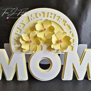 MOM Daff Karte TF0461, Schneidedateien SVG, Silhouette Cameo, ScanNCut, Cricut