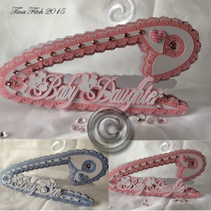 Windel-Pin-Karte, SVG, MTC, Scal, Cricut, Cameo, ScanNCut