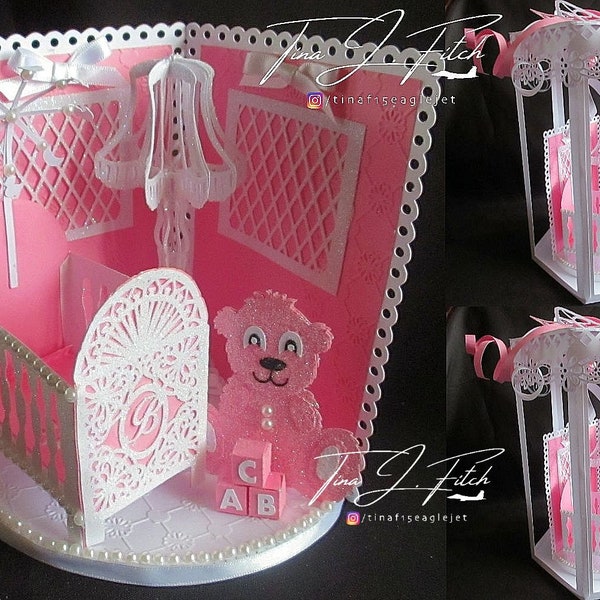 Baby Room & Box, Template Cutting Files, SVG,MTC,CAMEO,Scal,ScanNCUT,Cricut