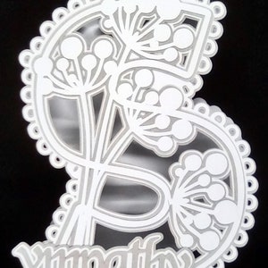 Mandala Sympathie Karte TF0305, SVG, MTC, SCAL, Silhouette, Cricut, ScanNCut