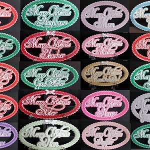 26 family Christmas layered Toppers.. Cutting Files  SVG, CAMEO,CRICUT,ScanNCut