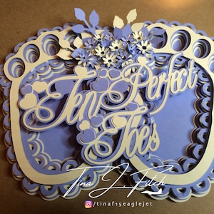 Ten Tiny Toes Card Template,SVG.MTC.SCAL.Cricut,Silhouette,ScanNCut