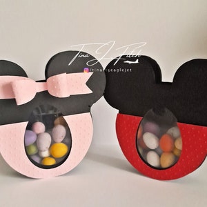 Souris Mini Oeuf, Porte-bonbons/bonbons, TF0466, Fichiers de coupe SVG, Silhouette Cameo, ScanNCut, Cricut