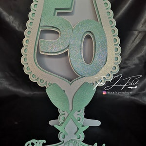 Tarjeta de cristal 50, TF0264, SVG, MTC, Scal,Cameo,ScanNCut