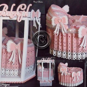 Culla e scatola per bambini, modello SVG, MTC, Cricut, Cameo, ScanNCut, Scal