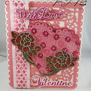 Rose Valentine TF0246, SVG,MTC,Scal,Silhouette Cameo,Cricut,ScanNCut