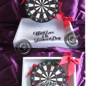 Dart Board & Box Template,Cutting Files SVG, Silhouette Cameo, ScanNCut, Cricut
