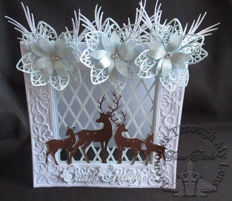 Deer Card TF0152 SVG,MTC,CAMEO,Scal,ScanNCUT,Cricut