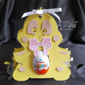 Ostern Mini Ei Küken Halter, SVG Schneidedateien, Silhouette Cameo, Cricut, ScanNCut