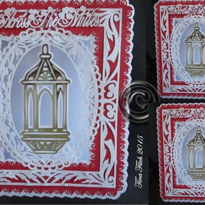 Across the Miles Lantern Card, Cutting File Tutti i formati offerti