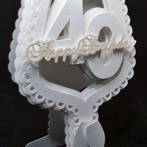 40. Szablon karty szklanej TF0285, pliki do cięcia SVG, Silhouette Cameo, ScanNCut, Cricut