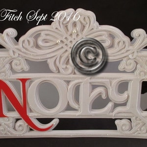 Double Scroll Noel Card, SVG,MTC,CRICUT,Cameo,ScanNCut
