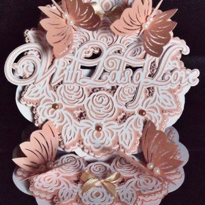 Lots of Love Easel Card, Cutting Files SVG, Silhouette Cameo, ScanNCut, Cricut