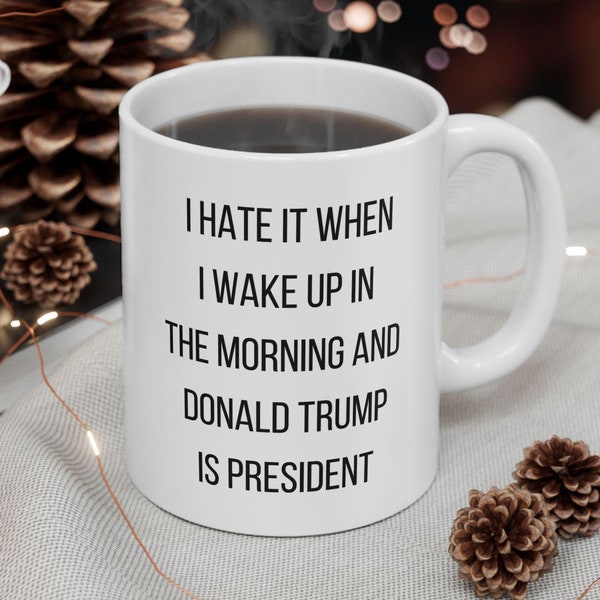 Anti-Trumpf-Demokrat-Tasse: Lustiges freiheitliches Gag-Geschenk