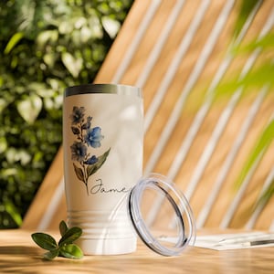 Personalized Stainless Steel Ringneck Tumblers | name tumblers, Custom Insulated Travel Mugs, Unique Customizable Gifts for Any Occasion