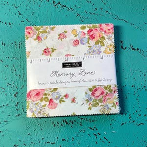 Memory Lane 5” Charm Pack from Brenda Riddle Designs for Moda Fabrics