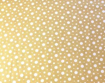 Penelope Dancing Dots Geel van Lakehouse Fabrics