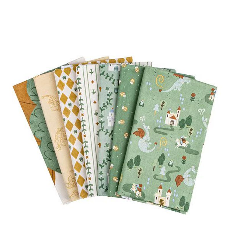 Faraway Kingdom 1 Yard Bundle in Forest From Riley Blake Designs - Etsy