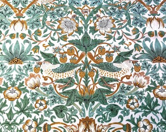Strawberry Thief in Mint from Buttermere by The Original Morris Co for Free Spirit Fabrics