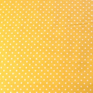 White Swiss Dot on Yellow by Riley Blake Designs