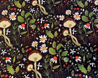 Waldpilze von David Textiles