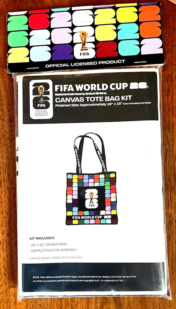 FIFAワールドカップ26キャンバストートバッグキット - Etsy 日本