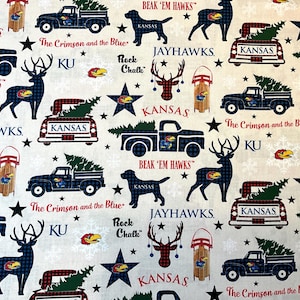 Kansas Jayhawks College Prints - Holiday