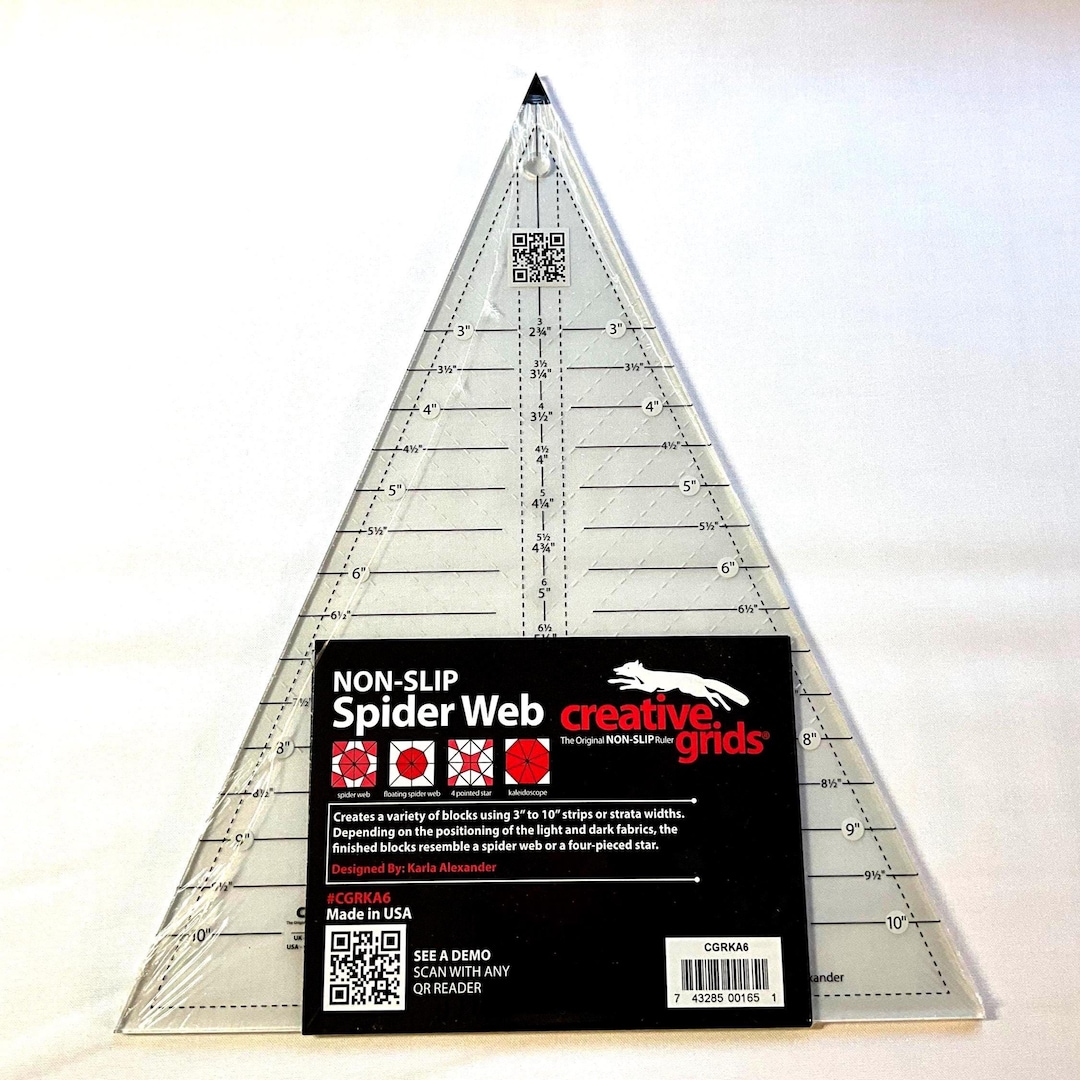 Creative Spider Ruler Creative Grids Quilt Ruler Spider Web - Etsy