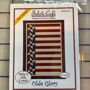 Olde Glory Quilt Anleitung von Fabric Cafe, 3 Yard Quilt