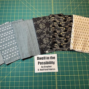 Dwell in Possibility by Gingiber for Moda -  6 Piece Half Yard Bundle