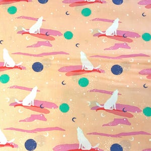 Joyful Howl from Sunrise Sunset by Jessica Smith for Art Gallery Fabrics