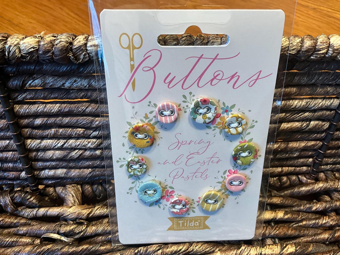 Tilda Buttons Spring and Easter Pastels - Etsy
